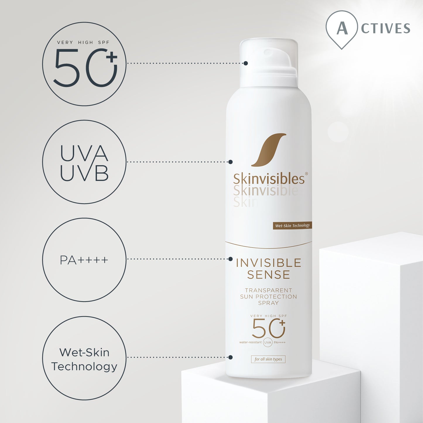 Skinvisibles Invisible Sense Spray SPF 50+